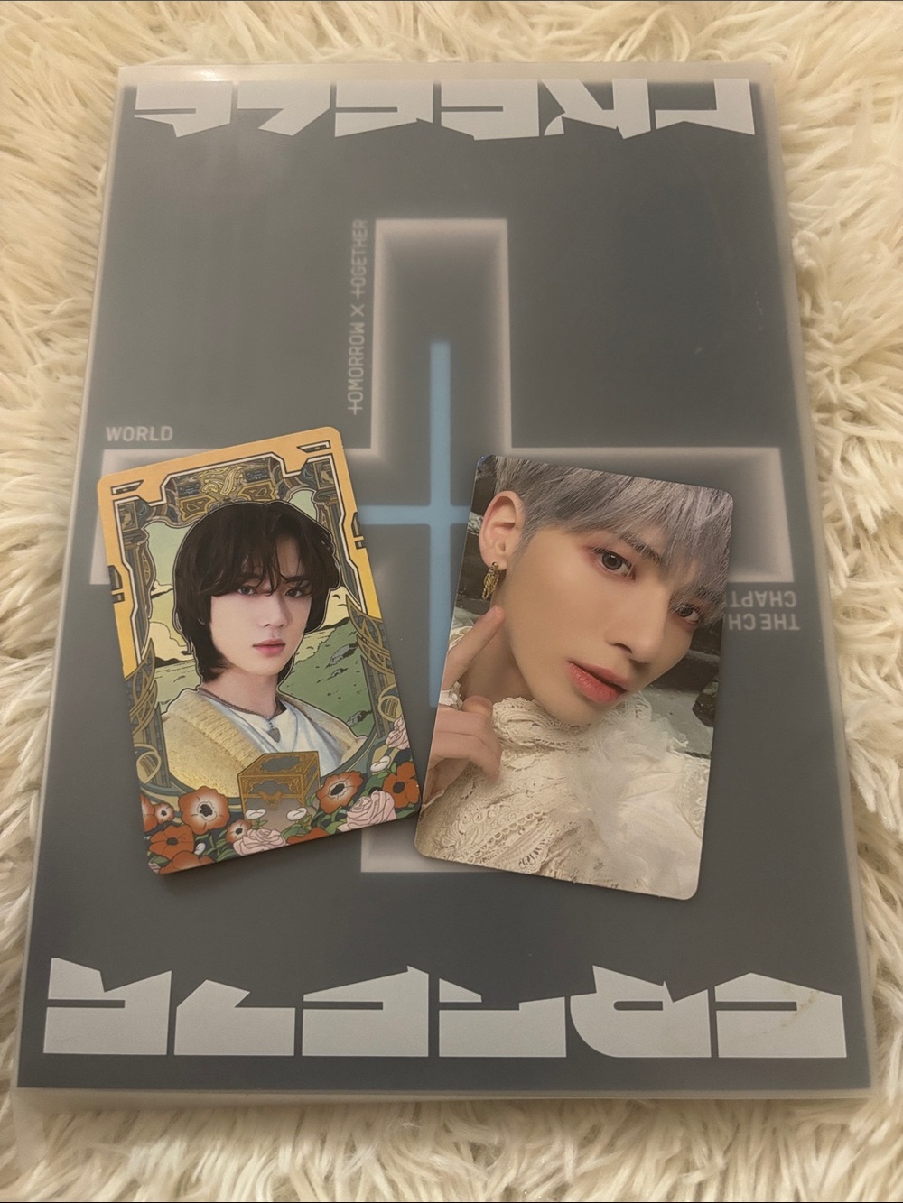 TXT album and photocards